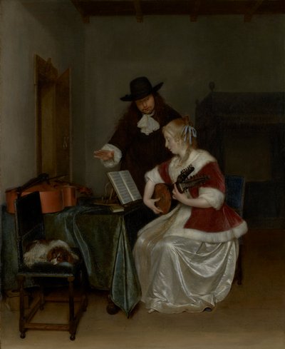 La leçon de musique - Gerard ter Borch